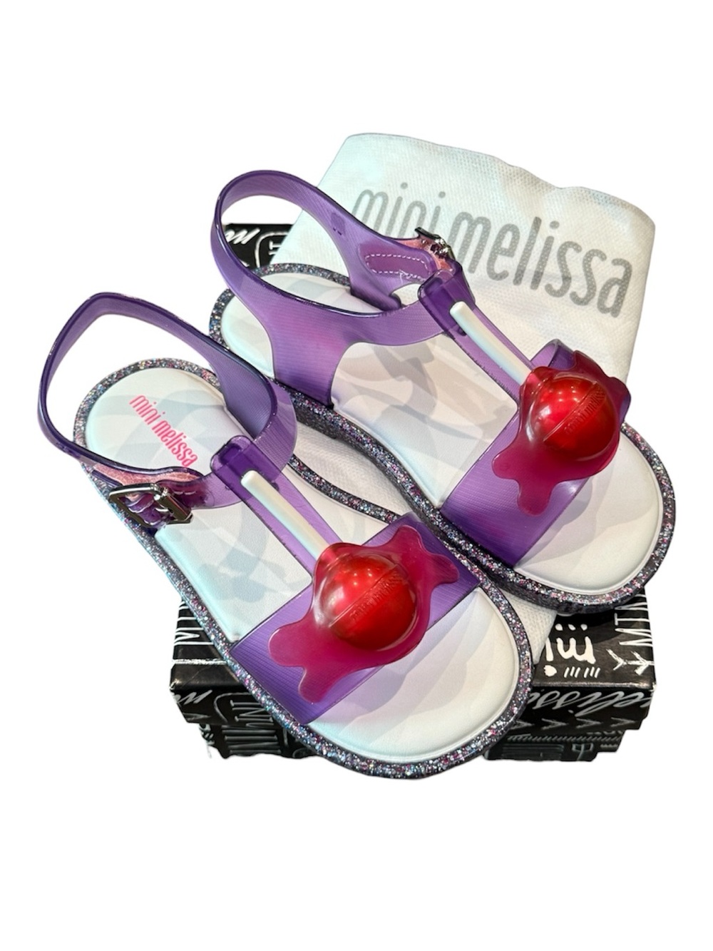 Mini Melissa Mar Lollipop Sandals - Picture 3 of 9